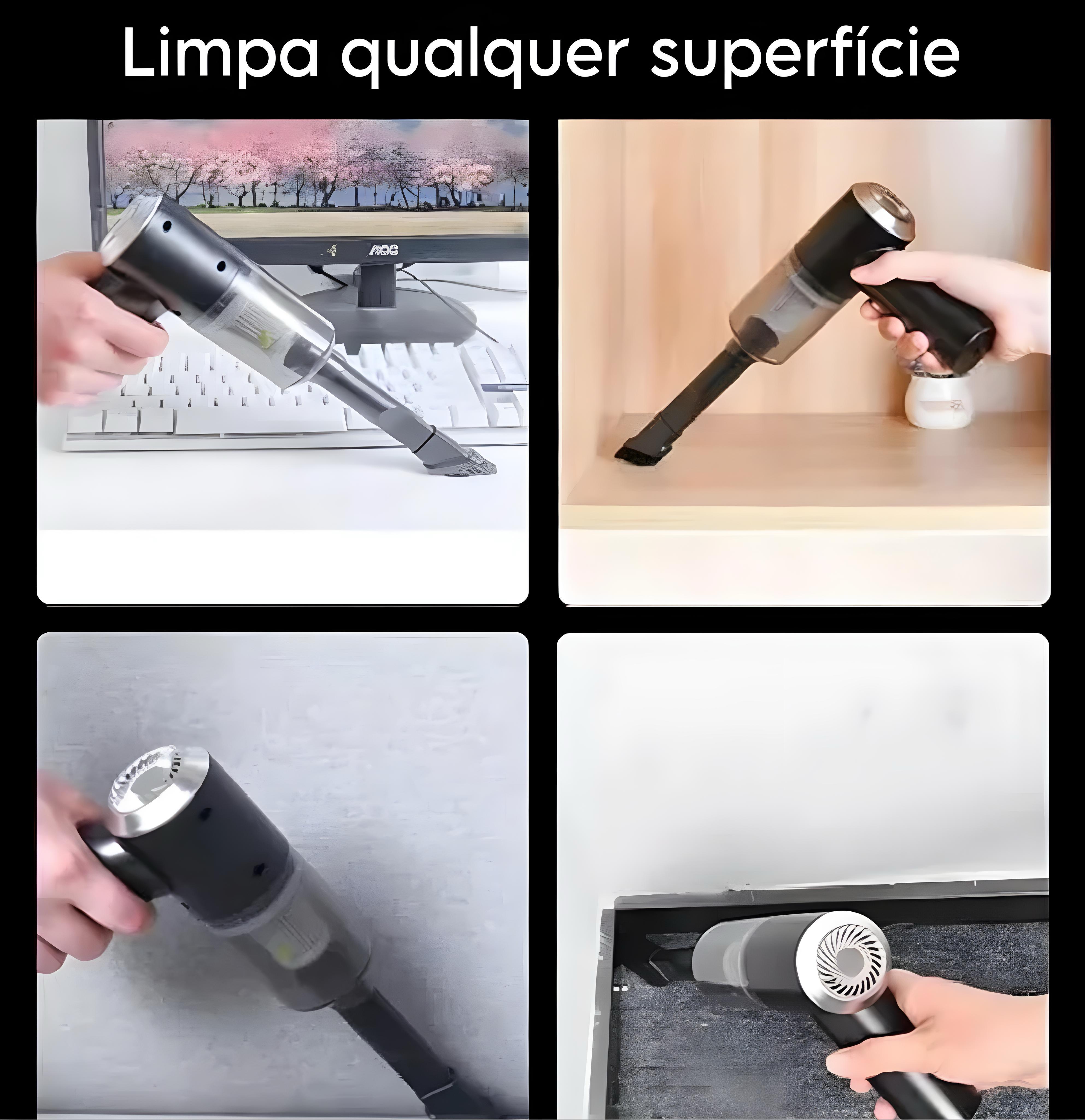 Aspirador De Pó Automotivo Recarregável Portátil B-Max BM-F923 (ASPIRBMF923)