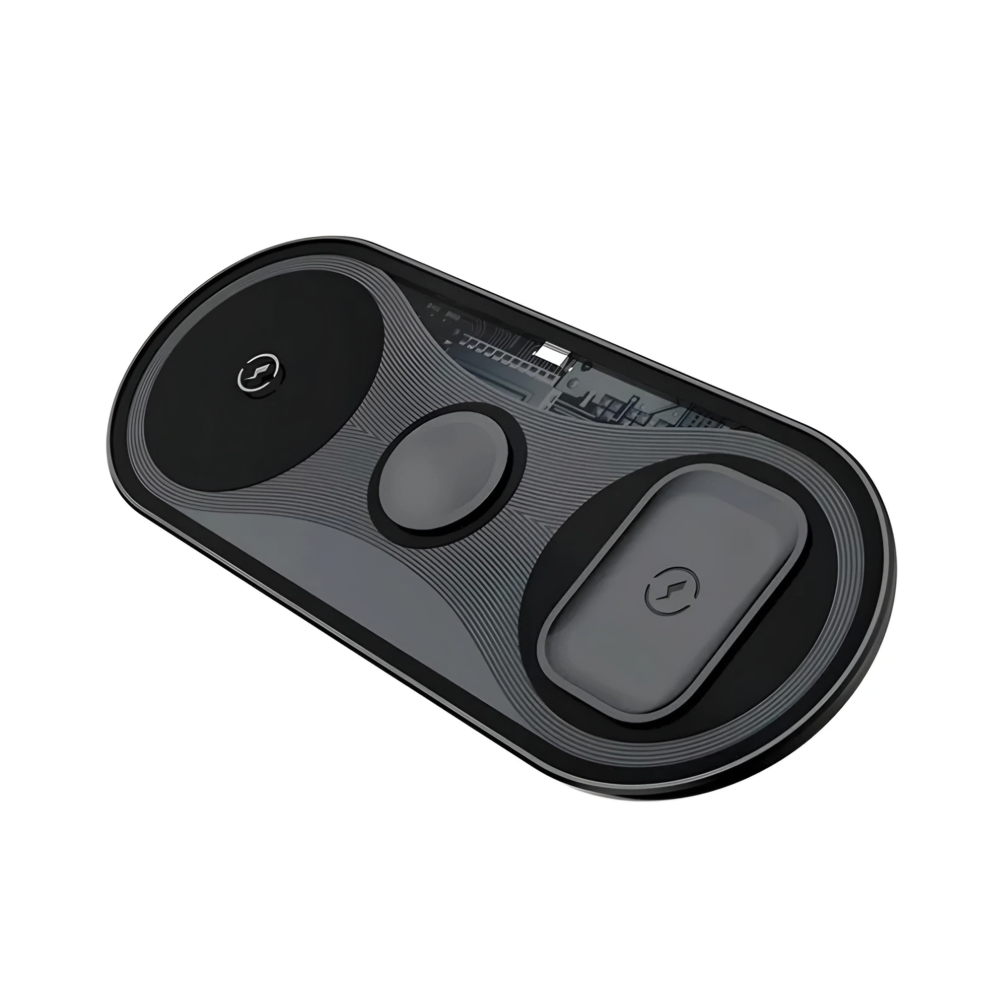 Estação Carregamento Sem Fio Wireless 3 Em 1 Hrebos HS-350 (CARREGHS350)