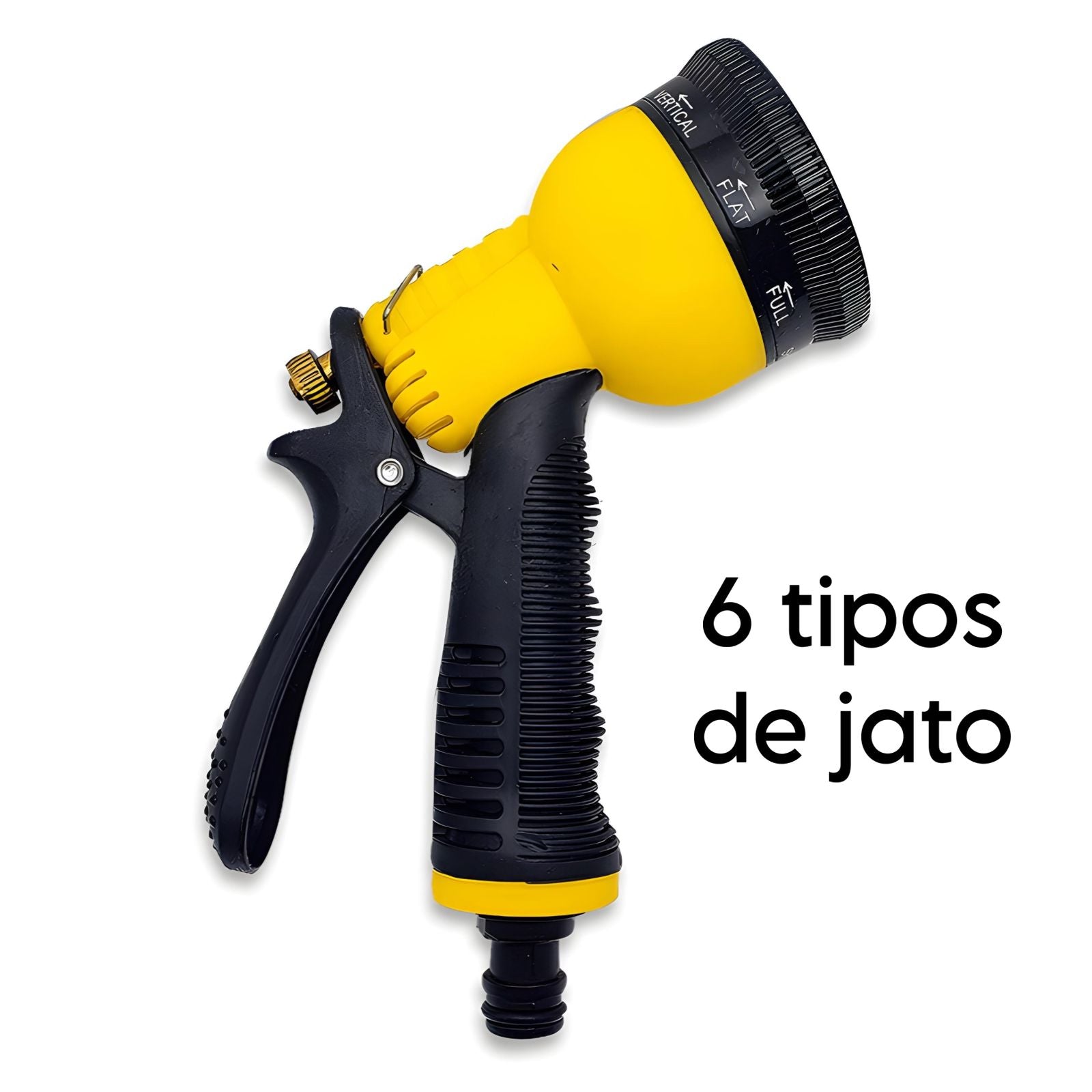 Esguicho Pistola Para Mangueira 6 e 8 Jatos Com Engate Idea (ESGIDEAID069)