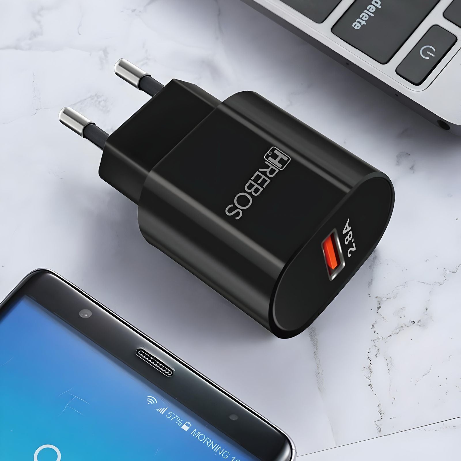 Fonte Carregador Turbo 14W USB Hrebos HS-529 (FONTEHS529)
