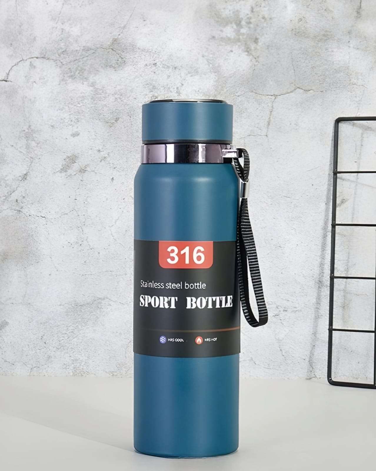 Garrafa Térmica Aço Inox 800ml Display Temperatura BM-P1466 (GARBMP1466)